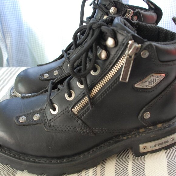 Harley Davidson Motorcycle Boots Women's US 7 1/2 - Picture 4 of 9